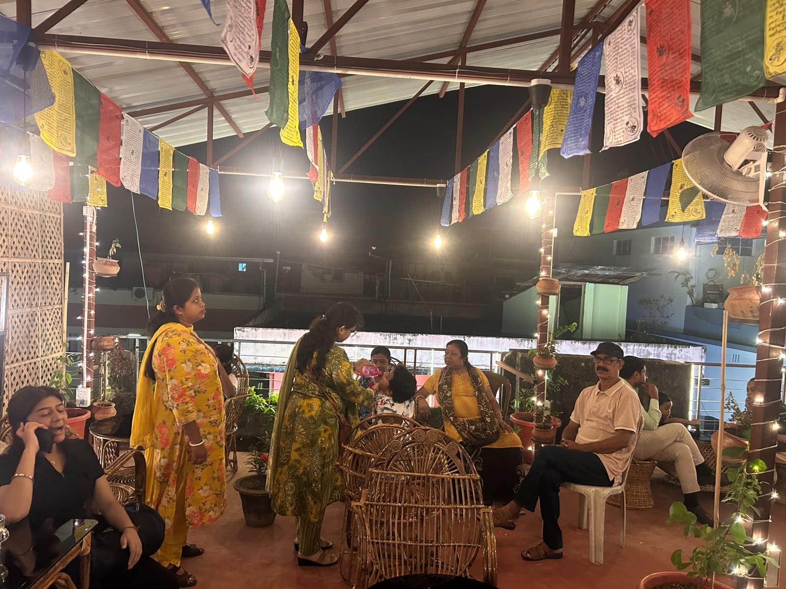 A celebration set-up at SERKYEM